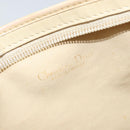 Christian Dior Trotter Canvas Schoudertas Beige Goud Auth 172239-16