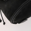 Salvatore Ferragamo Vara Ribbon Backpack Leather Black Gold Auth 172240-13