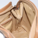 CELINE Macadam Canvas Hand Bag PVC Leather Brown Gold Auth 172241-20