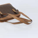 CELINE Macadam Canvas Hand Bag PVC Leather Brown Gold Auth 172241-7