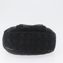 Christian Dior Hand Bag Nylon Black Silver Auth 172242-5