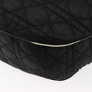 Christian Dior Hand Bag Nylon Black Silver Auth 172242-10