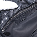 Christian Dior Hand Bag Nylon Black Silver Auth 172242-19