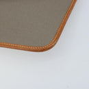 Christian Dior Chain Shoulder Bag Coated Canvas Gray Gold Auth 172247-10