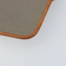Christian Dior Chain Shoulder Bag Coated Canvas Gray Gold Auth 172247-12