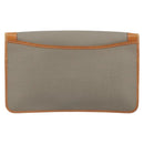 Christian Dior Chain Shoulder Bag Coated Canvas Gray Gold Auth 172247-3