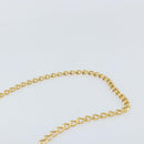 Christian Dior Chain Shoulder Bag Coated Canvas Gray Gold Auth 172247-8