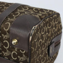 CELINE C Sulky Hand Bag Canvas Brown Gold Auth 172249-9