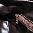 CELINE C Sulky Hand Bag Canvas Brown Gold Auth 172249-21