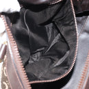 CELINE C Sulky Hand Bag Canvas Brown Gold Auth 172249-22