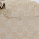 GUCCI GG Canvas Hand Bag Ivory Silver 002 1076 3754 Auth 172252-10