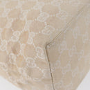 GUCCI GG Canvas Hand Bag Ivory Silver 002 1076 3754 Auth 172252-13