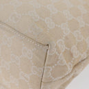 GUCCI GG Canvas Hand Bag Ivory Silver 002 1076 3754 Auth 172252-14