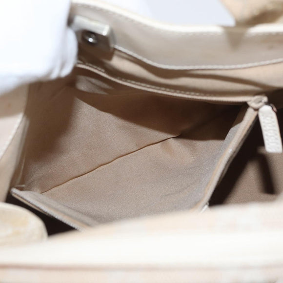 GUCCI GG Canvas Hand Bag Ivory Silver 002 1076 3754 Auth 172252