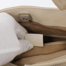 GUCCI GG Canvas Hand Bag Ivory Silver 002 1076 3754 Auth 172252-21