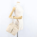 GUCCI GG Canvas Hand Bag Ivory Silver 002 1076 3754 Auth 172252-22