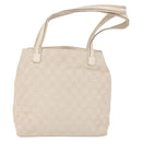 GUCCI GG Canvas Hand Bag Ivory Silver 002 1076 3754 Auth 172252-3