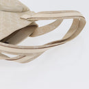 GUCCI GG Canvas Hand Bag Ivory Silver 002 1076 3754 Auth 172252-7