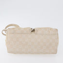 GUCCI GG Canvas Hand Bag Ivory Silver 002 1076 3754 Auth 172252-9