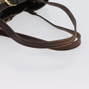 GUCCI GG Canvas Hand Bag Beige Gold 107757 Auth 172253-7