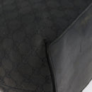 GUCCI GG Canvas Tote Bag Black Gold 002 1097 Auth 172254-15