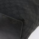 GUCCI GG Canvas Tote Bag Black Gold 002 1097 Auth 172254-16