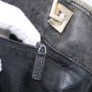 GUCCI GG Canvas Tote Bag Black Gold 002 1097 Auth 172254-22