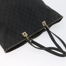 GUCCI GG Canvas Tote Bag Black Gold 002 1097 Auth 172254-6