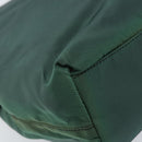 PRADA Hand Bag Nylon Green Silver Auth 172255-16