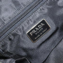 PRADA Hand Bag Nylon Green Silver Auth 172255-18
