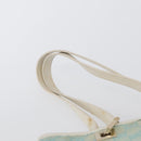 GUCCI GG Canvas Tote Bag Gold Light Blue 002 1099 Auth 172258-8