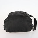 PRADA Backpack Nylon Black Silver Auth 172260-5