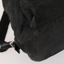 PRADA Backpack Nylon Black Silver Auth 172260-17