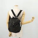 PRADA Backpack Nylon Black Silver Auth 172260-27