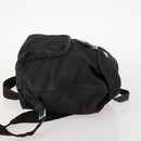 PRADA Backpack Nylon Black Silver Auth 172260-3