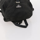 PRADA Backpack Nylon Black Silver Auth 172260-6
