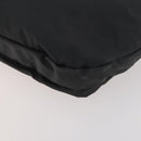 PRADA Sports Body Bag Nylon Schwarz Silber Auth 172262-15