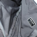 PRADA Sports Body Bag Nylon Schwarz Silber Auth 172262-11
