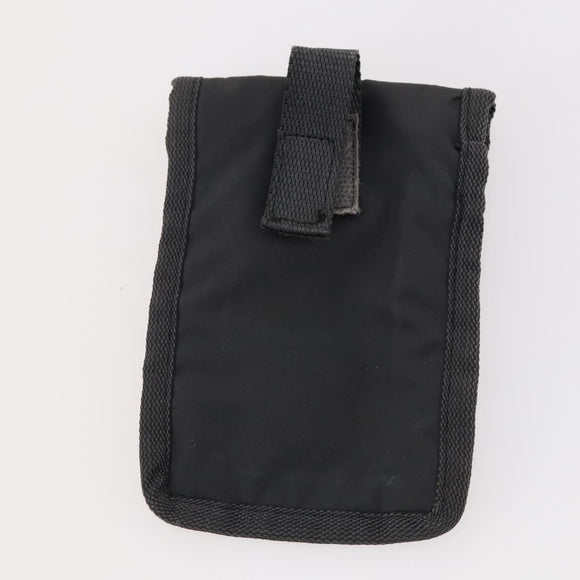 PRADA Sports Body Bag Nylon Schwarz Silber Auth 172262