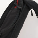PRADA Sports Body Bag Nylon Schwarz Silber Auth 172262-6