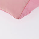 PRADA Sports Body Bag Nylon Pink Silver Auth 172263-14