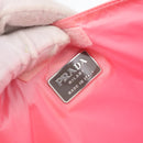 PRADA Sports Body Bag Nylon Pink Silver Auth 172263-10