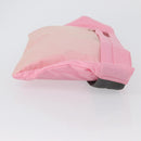 PRADA Sports Body Bag Nylon Pink Silver Auth 172263-3