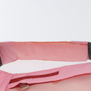 PRADA Sports Body Bag Nylon Pink Silver Auth 172263-8