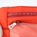 PRADA Sports Body Bag Nylon Orange Silver Auth 172265-17