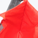 PRADA Sports Body Bag Nylon Orange Silver Auth 172265-19