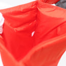 PRADA Sports Body Bag Nylon Orange Silver Auth 172265-20