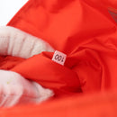 PRADA Sports Body Bag Nylon Orange Silver Auth 172265-12
