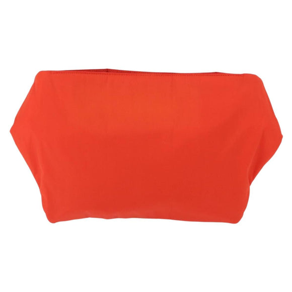 PRADA Sports Body Bag Nylon Orange Silver Auth 172265