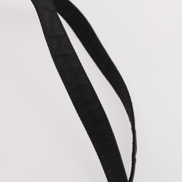 PRADA Backpack Nylon Black Gold Auth 172266